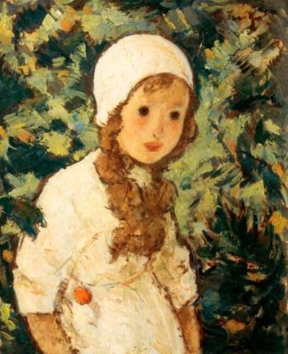 pictură - Tonitza, Nicolae; Fetița pădurarului