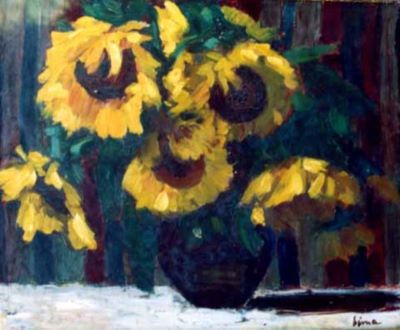 pictură - Sima, Ioan; Floarea soarelui