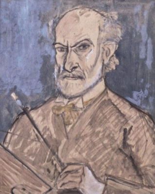 pictură - Pallady, Theodor; Autoportret