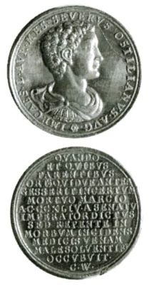 Medalie dedicată uzurpatorului Hostilianus