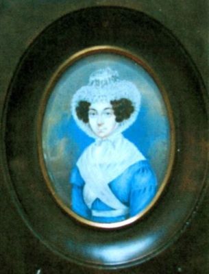 pictură - Suchy, Adalbert; Portret de femeie în albastru