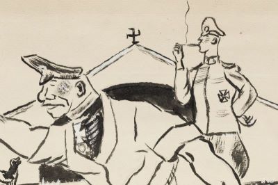 Desen - Iser, Iosif; Scenă de război