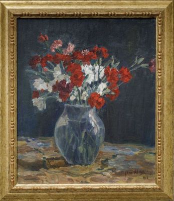 Pictură de șevalet - Steriadi, Jean Alexandru; Vas cu flori