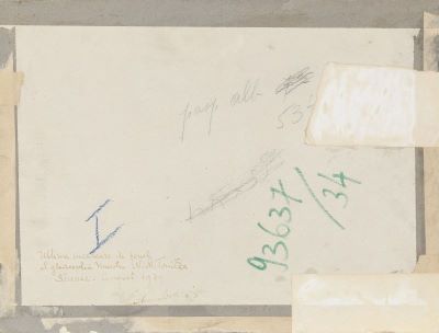 Pictură de șevalet - Tonitza, Nicolae; Peisaj cu munți (Sinaia)