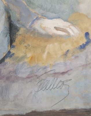 Pictură de șevalet - Pallady, Theodor; Femeie pe canapea