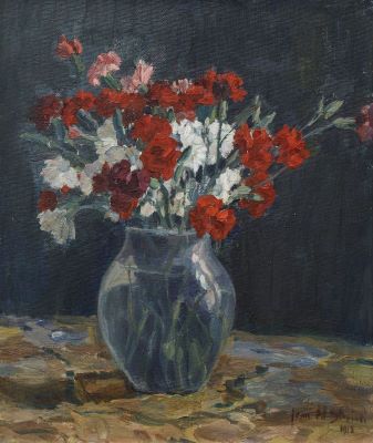 Pictură de șevalet - Steriadi, Jean Alexandru; Vas cu flori