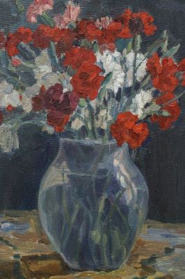 Pictură de șevalet - Steriadi, Jean Alexandru; Vas cu flori