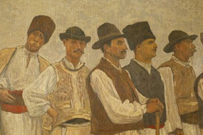 Pictură de șevalet - Ressu, Camil; În reculegere din Vlaici - Olt