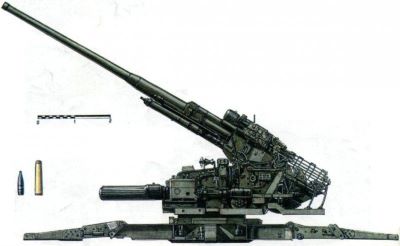 Tun A.A. calibru 130 KS 30 demilitarizat CPL