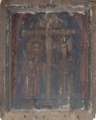 icoană - Poienaru, Ilie; Sfinții împărați Constantin și Elena