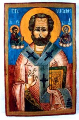 icoană - Mihail, zugrav și diacon; Sfântul Nicolae-Episcop