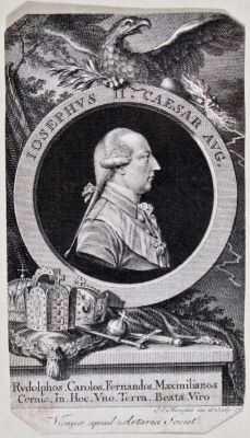 gravură - Mansfeld, Johann Ernst; (SC.); (DEL.); Artaria (EX.); Împăratul Joseph al II-lea