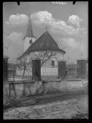clișeu - Emil Fischer; Biserica Ortodoxă de pe str. Lungă din Sibiu.