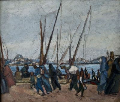 pictură de șevalet - Iser, Iosif; Peisaj la Constantinopol