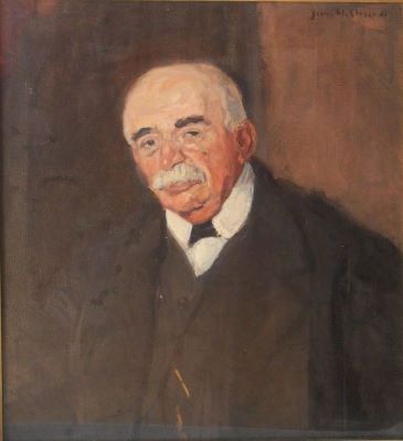 pictură de șevalet - Steriadi, Jean Alexandru; Portret al lui L.Kugel, profesor de oftalmologie la Școala Română de Medicină