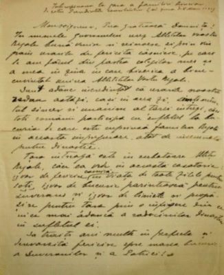 document manuscris - Averescu, Alexandru; Discurs Averescu