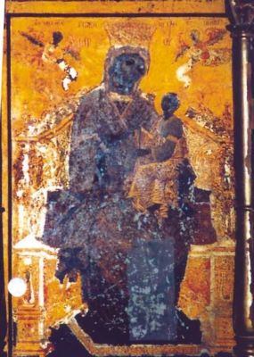 icoană - Preda și Marin; Maica Domnului cu Pruncul
