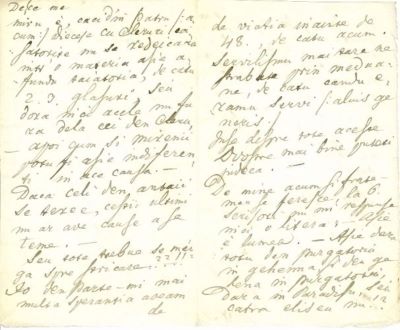 scrisoare - Gregoriu, Mihali; Mihali Gregoriu către Mureșianu Iacob