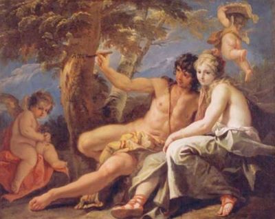 pictură - Ricci, Sebastiano; Medor și Angelica