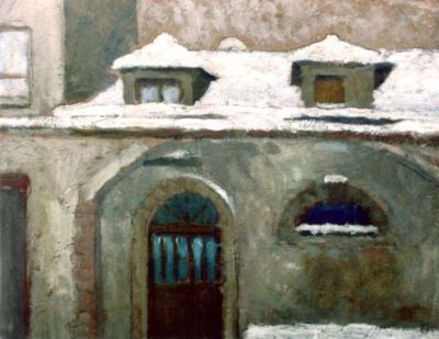 pictură - Pallady, Theodor; Peisaj de iarnă
