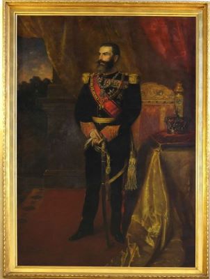 pictură de șevalet - Pernat, Franz Sales; Portretul regelui Carol I