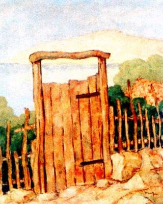 pictură - Tonitza, Nicolae; Poarta lui Osman