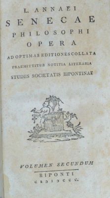 carte veche - Lucius Annaeus Seneca, autor; L. Annaei Senecae Philosophi opera ad optimas editiones collata