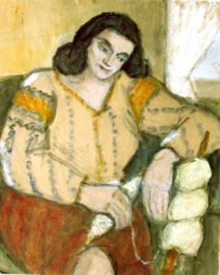 pictură de șevalet - Pallady, Theodor; Țărancă