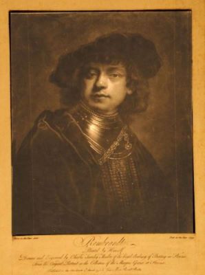 gravură - Townley, Charles; (SC.); Townley, Charles; (DEL.); Pascal, Jean Marc; (EX.); În reg. Inv.: Jamoley, Charles; Rembrandt, Autoportret