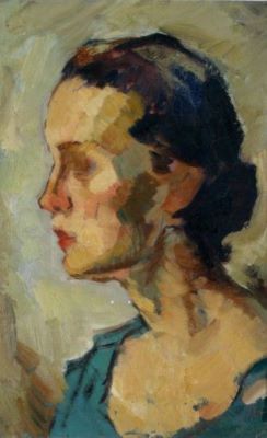 pictură de șevalet - Tonitza, Nicolae; Portretul soției artistului