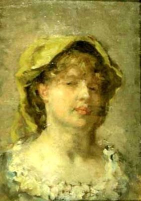 pictură - Grigorescu, Nicolae; Portret de fată