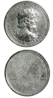 Medalie dedicată împăratului Konrad II