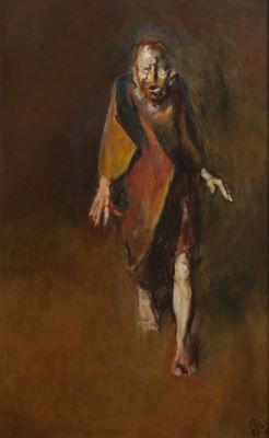 pictură de șevalet - Baba, Corneliu; Regele nebun (Spectrul)