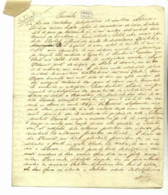scrisoare - Antonelli, Ivan; Antonelli Ivan către Mureșianu Iacob