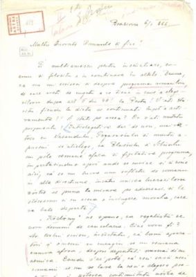 scrisoare - Mureșianu, Iacob; Mureșianu Iacob către Rațiu Ioan