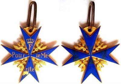Gradul de Comandor al Ordinului prusian militar de merit „Pour le Mérite”
