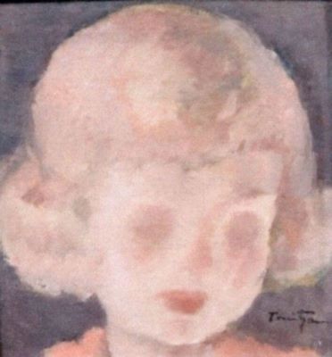 pictură de șevalet - Tonitza, Nicolae; Cap de fetiță