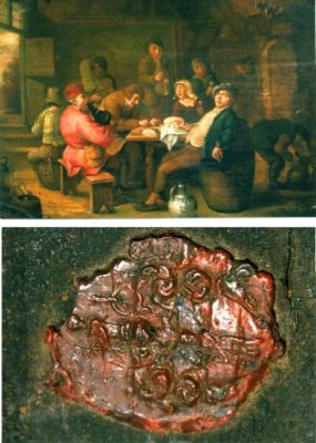 pictură de șevalet - Teniers cel Tânăr, David; Societate veselă petrecând