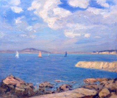 pictură - Loghi, Kimon; Peisaj marin