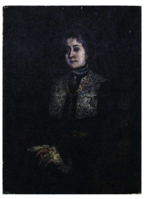 pictură de șevalet - Bellet, Pierre-Auguste; Portret de femeie