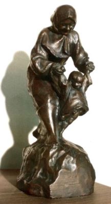 sculptură - Gheorghe, Tudor; Primii pași