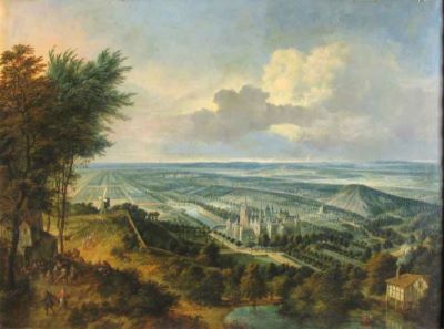 pictură - Griffier, Jan I; Peisaj englez cu castel