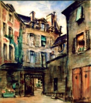 pictură - Utrillo, Maurice; Peisaj din Paris