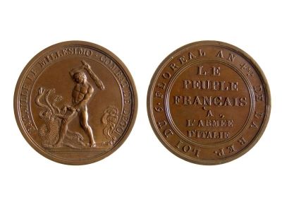 Medalie dedicată bătăliilor de la Millesimo și Dego
