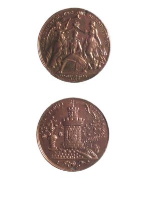 Medalie dedicată încoronării Mariei Teresia ca regină a Boemiei