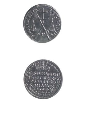 Medalie dedicată încoronării lui Ferdinand al III-lea ca rege roman