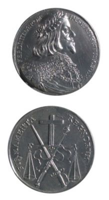 Medalie dedicata încoronării lui Ferdinanad al III-lea ca împărat roman