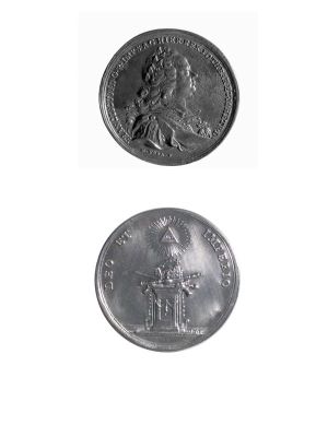 Medalie dedicată încoronării lui Francisc I ca împărat romano-german
