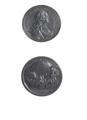 Medalie dedicată alegerii lui Francisc I ca împărat romano-german