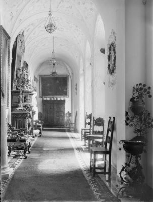 clișeu - Emil Fischer; Castelul Peleș - interior
